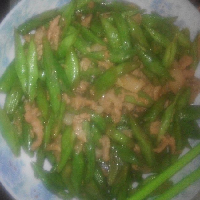 四季豆炒肉