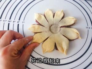 豆沙面包（纯手工版、没有厨师机也能做出很好吃滴面包，顺便教大家三种面包花型做法）的做法 步骤48