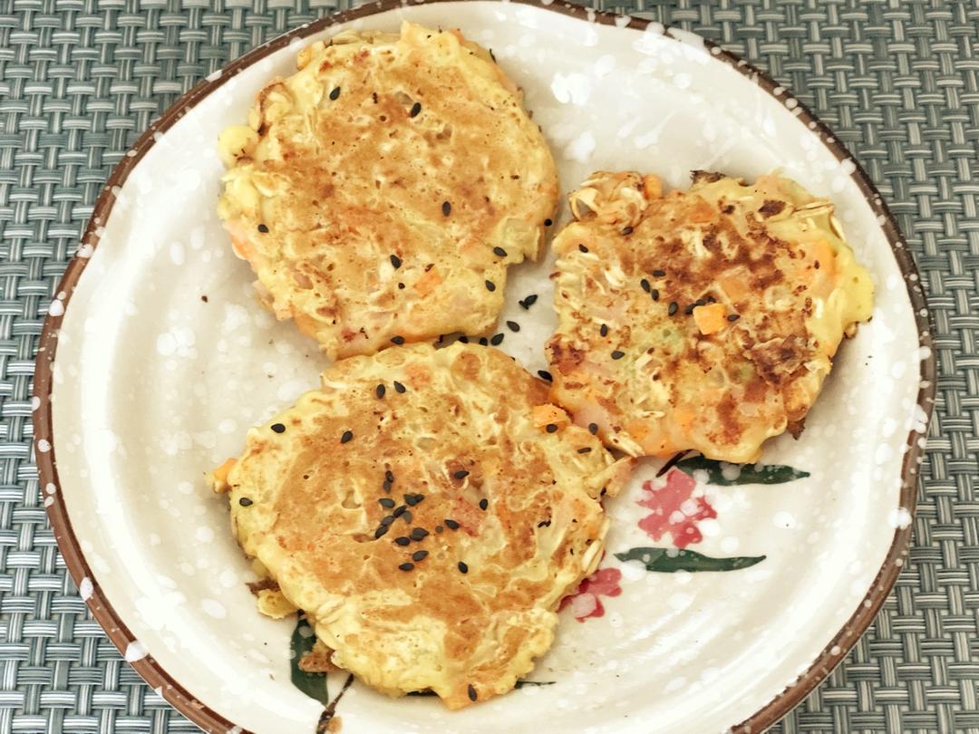 时蔬燕麦饼（快手早餐饼）