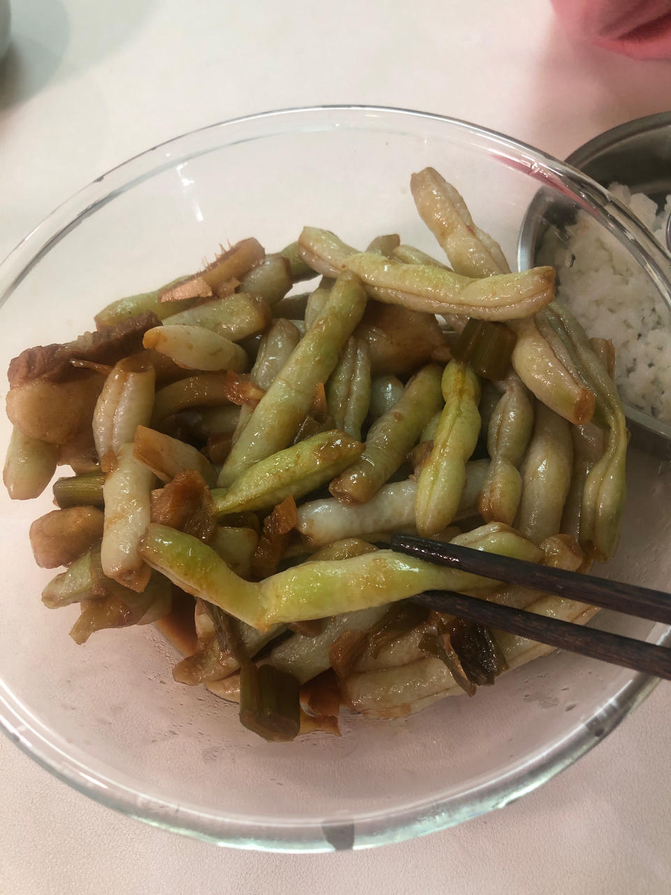 超级下饭菜 豆角（白不老）炒肉
