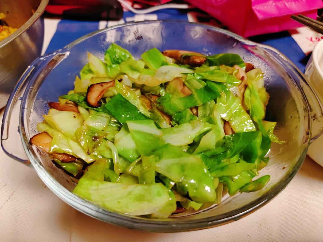 香菇烩大白菜