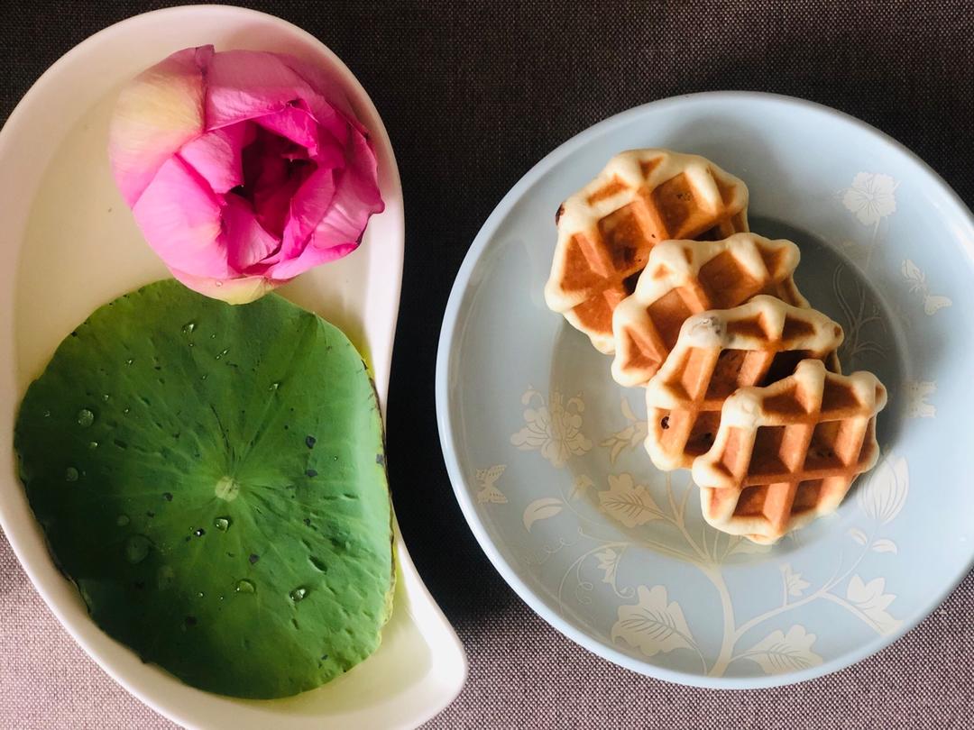 紫米华夫饼