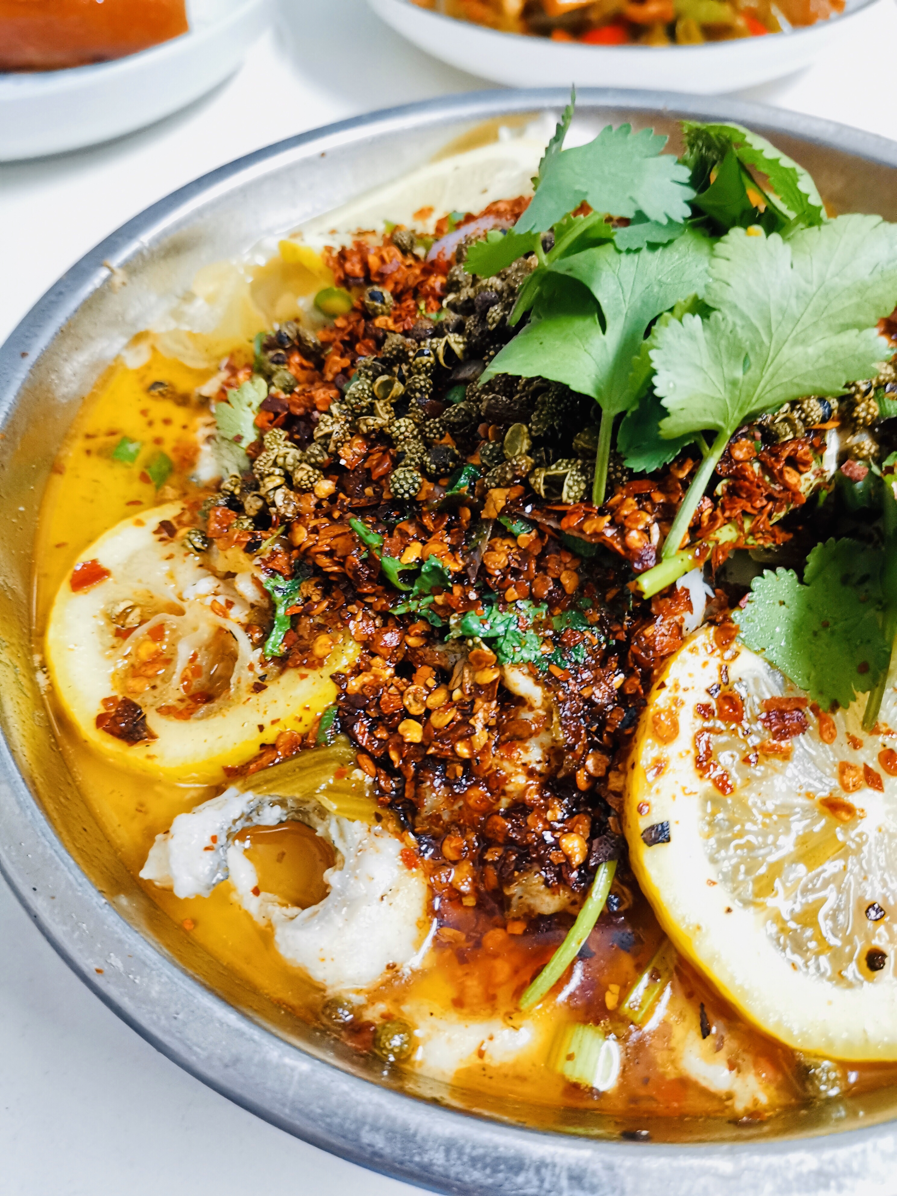 创意菜：🐟藤椒柠檬酸菜鱼🐟|年夜饭|宴客硬菜的做法