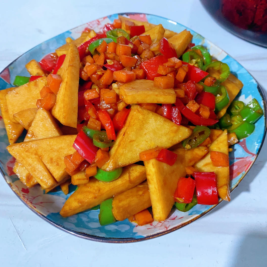 干锅千叶豆腐，千页豆腐