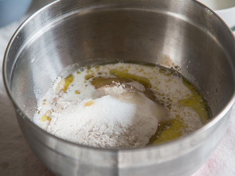 纯奶手撕吐司的做法 步骤1