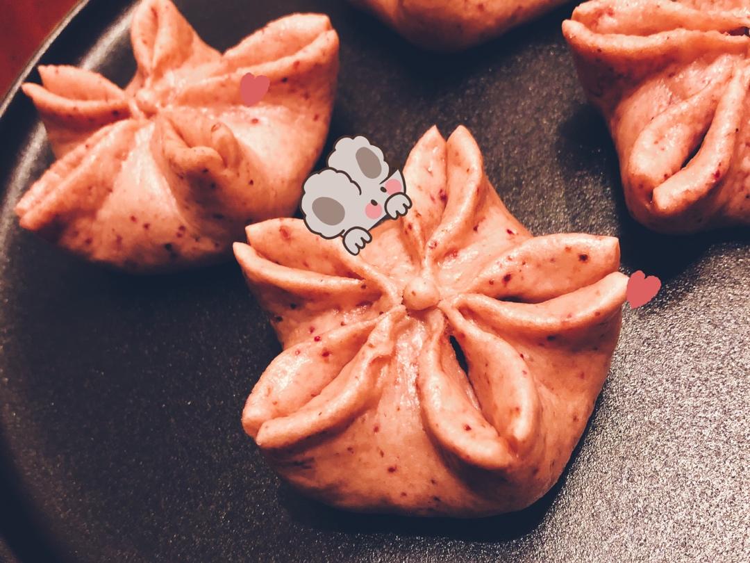 樱花豆沙包