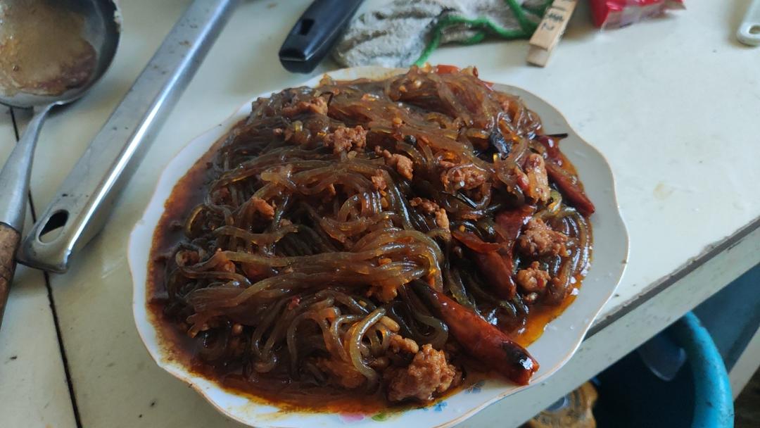 蚂蚁上树(肉末炒粉丝)超下饭‼️十分钟搞定