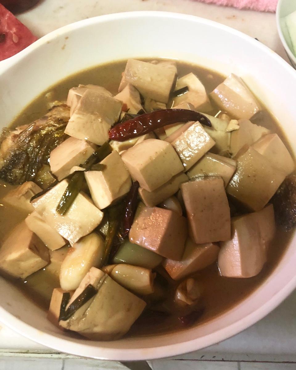 黄鱼炖豆腐