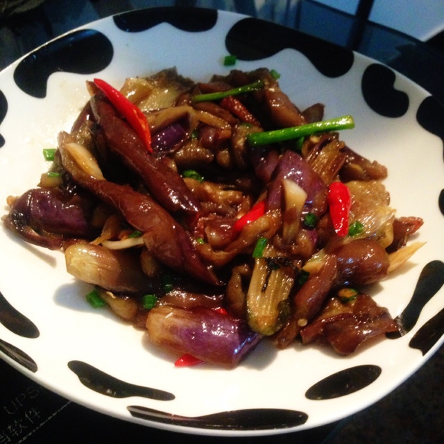 老丁的私房菜-油焖茄子