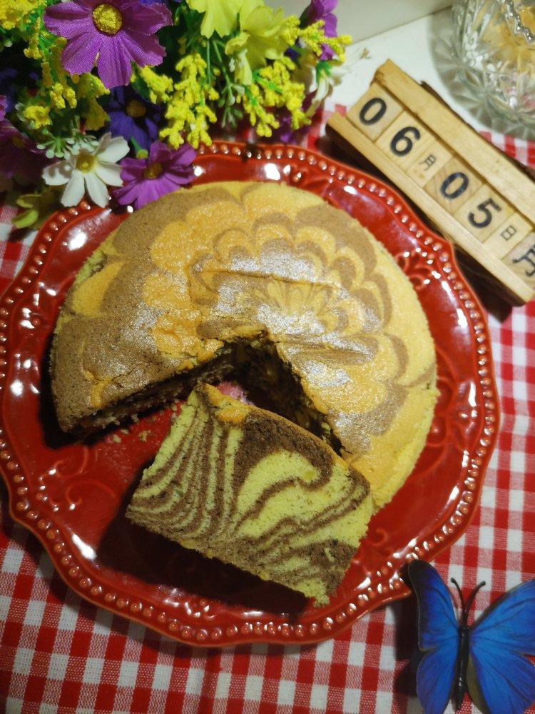 斑马纹戚风蛋糕