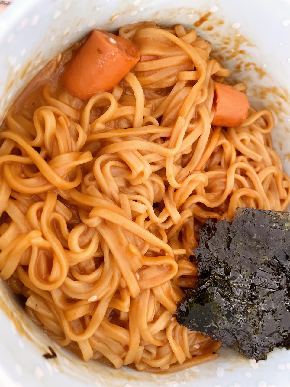 芝麻酱拌面（超快手超简单的翻版热干面）