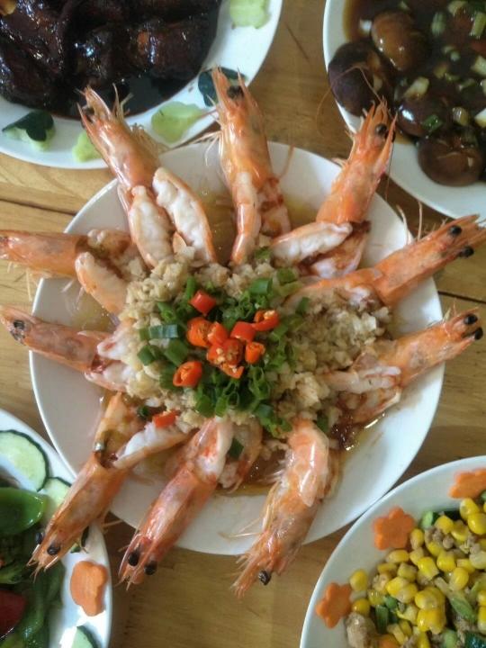 蒜蓉粉丝蒸虾
