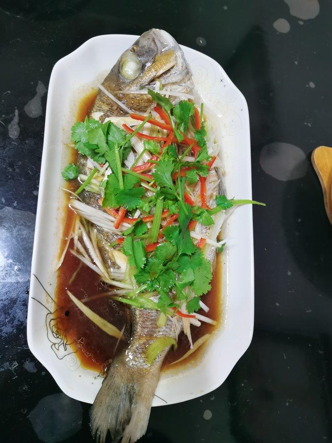 shmilyrx做的吃出蟹味的葱油鱼