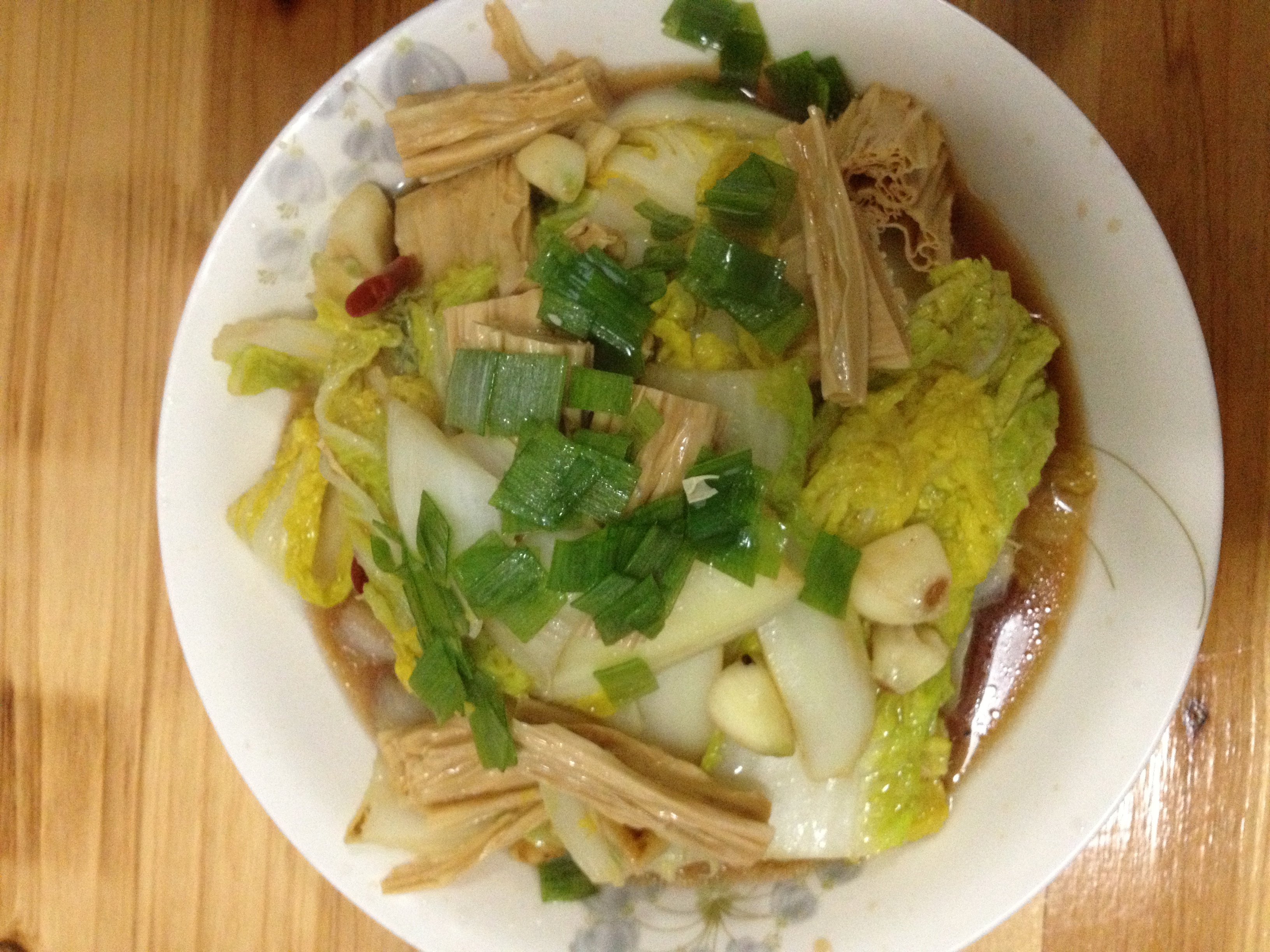 小白菜炒豆腐