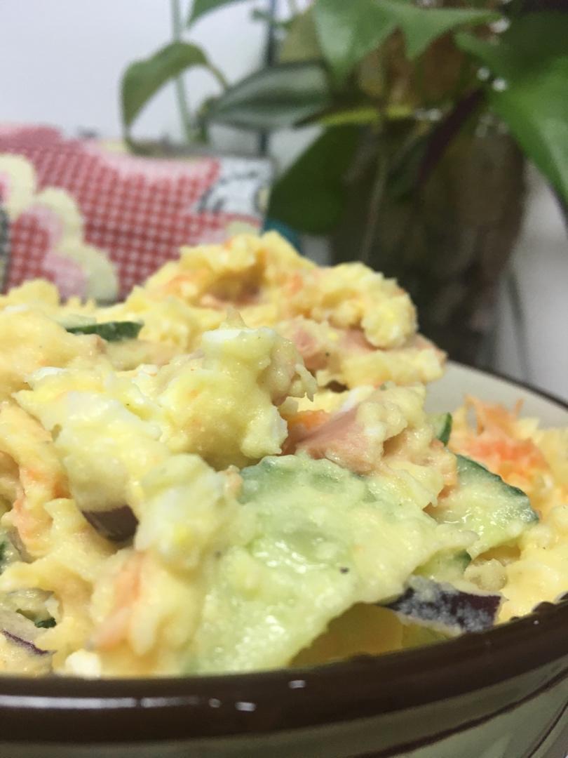 超营养👍胡萝卜🥕土豆🥔鸡蛋🥚沙拉🥗
