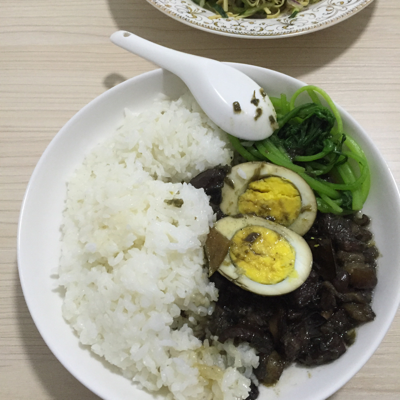 冬笋香菇卤肉饭（一碗饭俘获老公的胃）