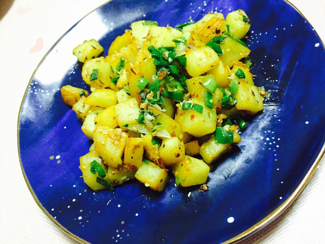 香辣孜然土豆块的做法