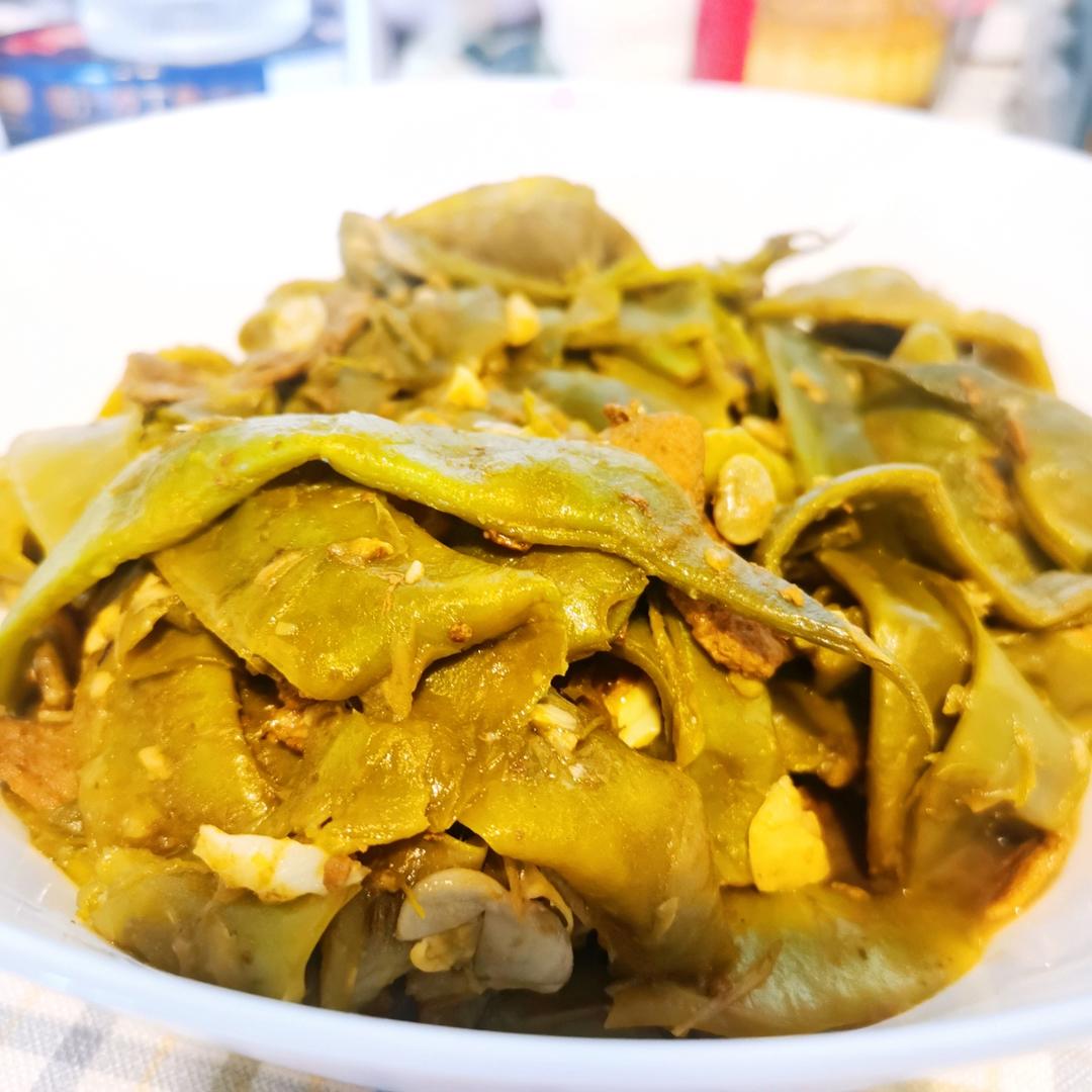 超级好做好吃的【素烧油豆角】