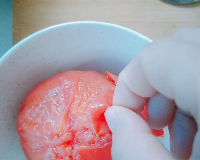 快手西红柿意面的做法 步骤1
