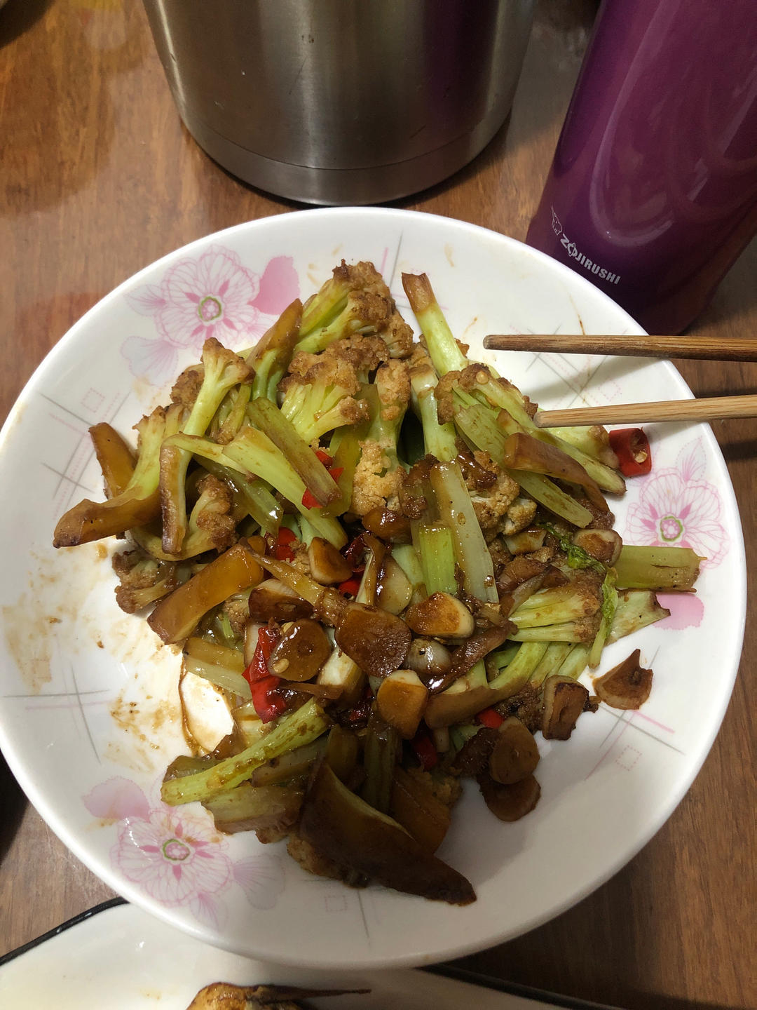 和饭店一个味道的干锅花菜