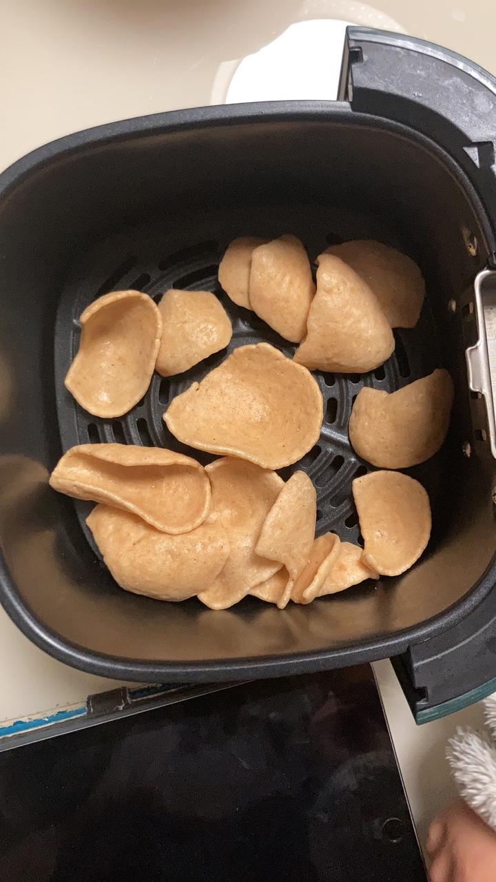 无油龙虾片 2分钟 空气炸锅版的做法