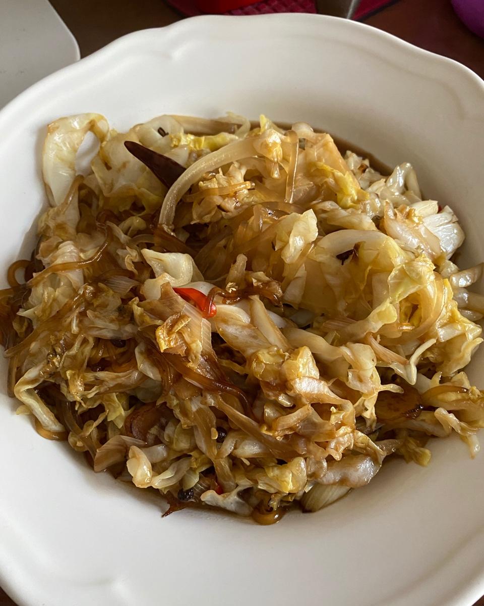 白菜炒粉丝