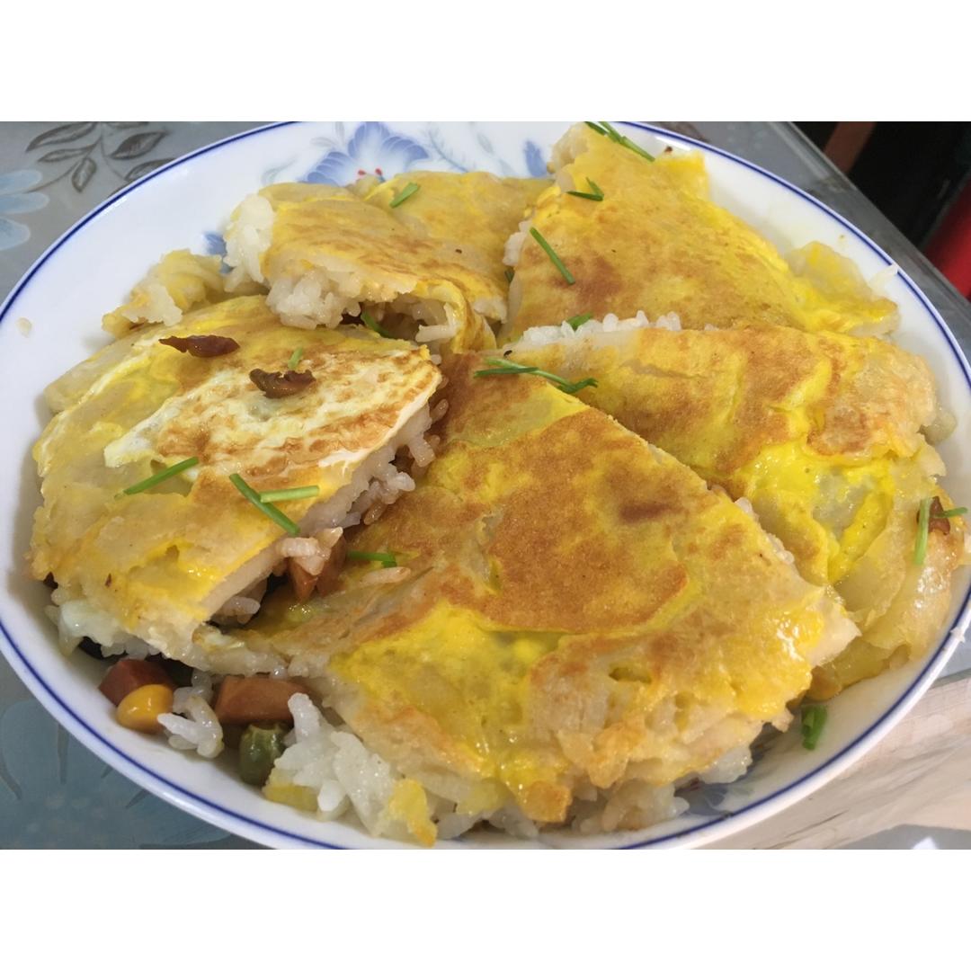 武汉小吃三鲜豆皮