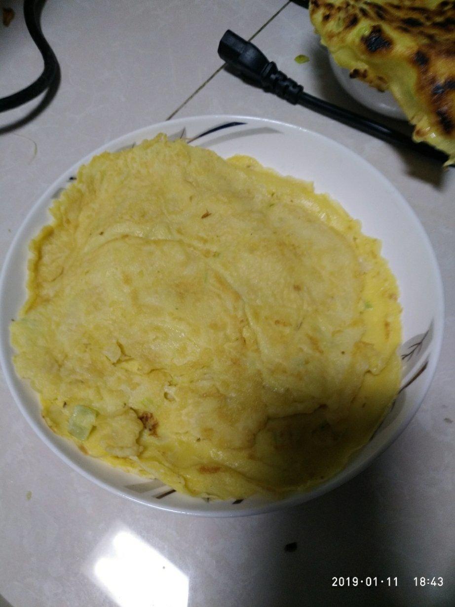 葱花鸡蛋饼