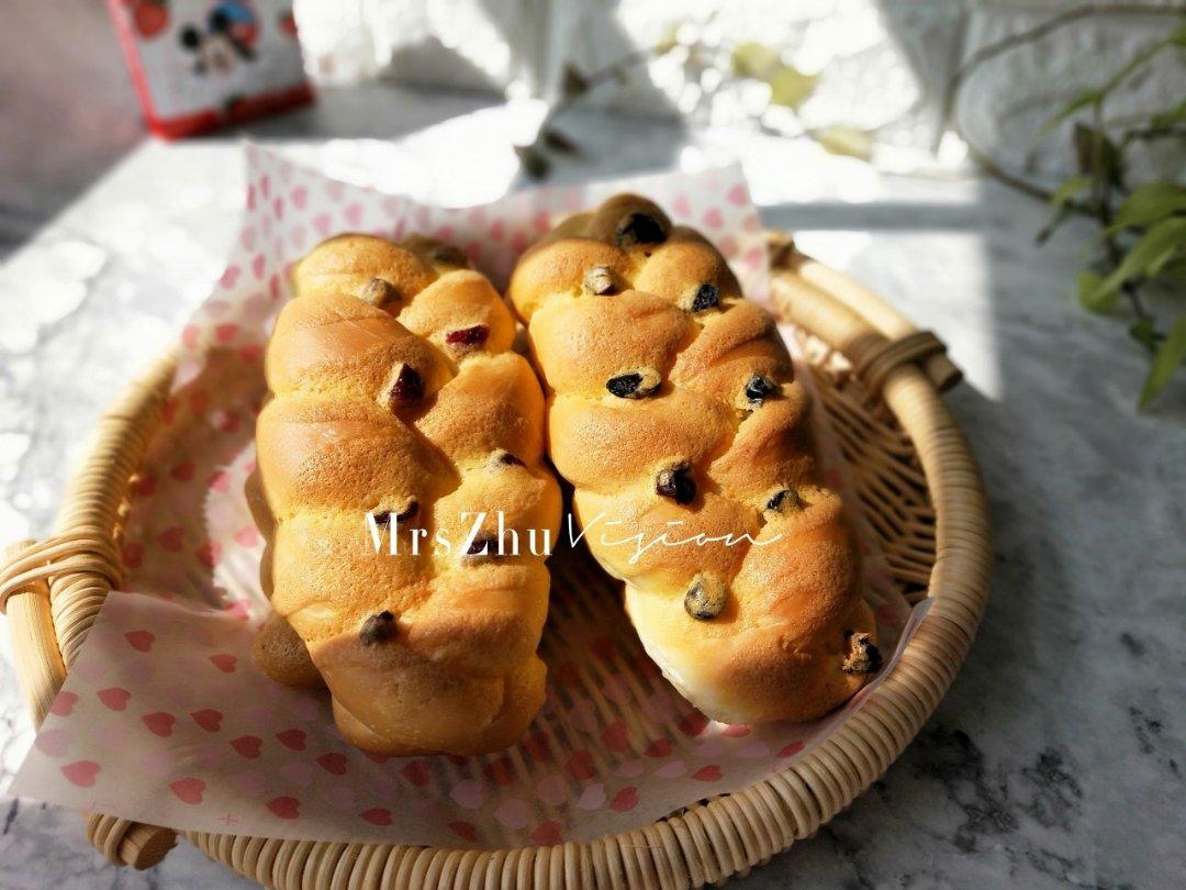 奶酥辫子面包（酸奶老面包）