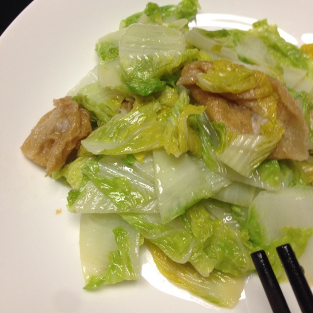 面筋烧白菜
