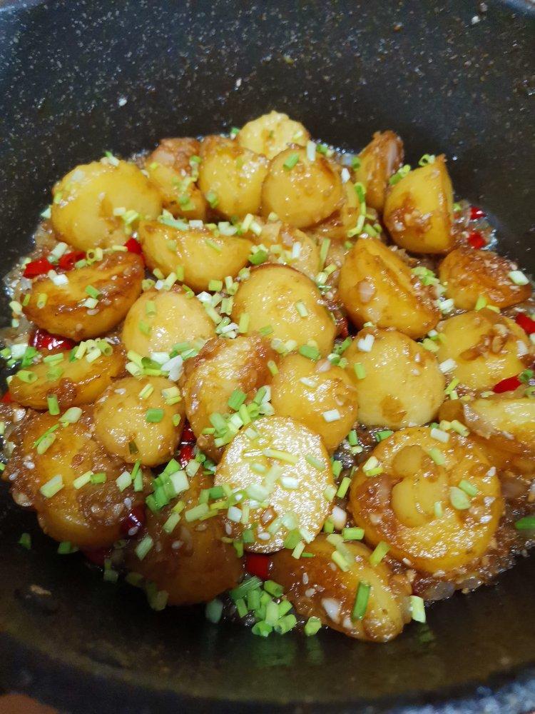 孜然香辣煎小土豆