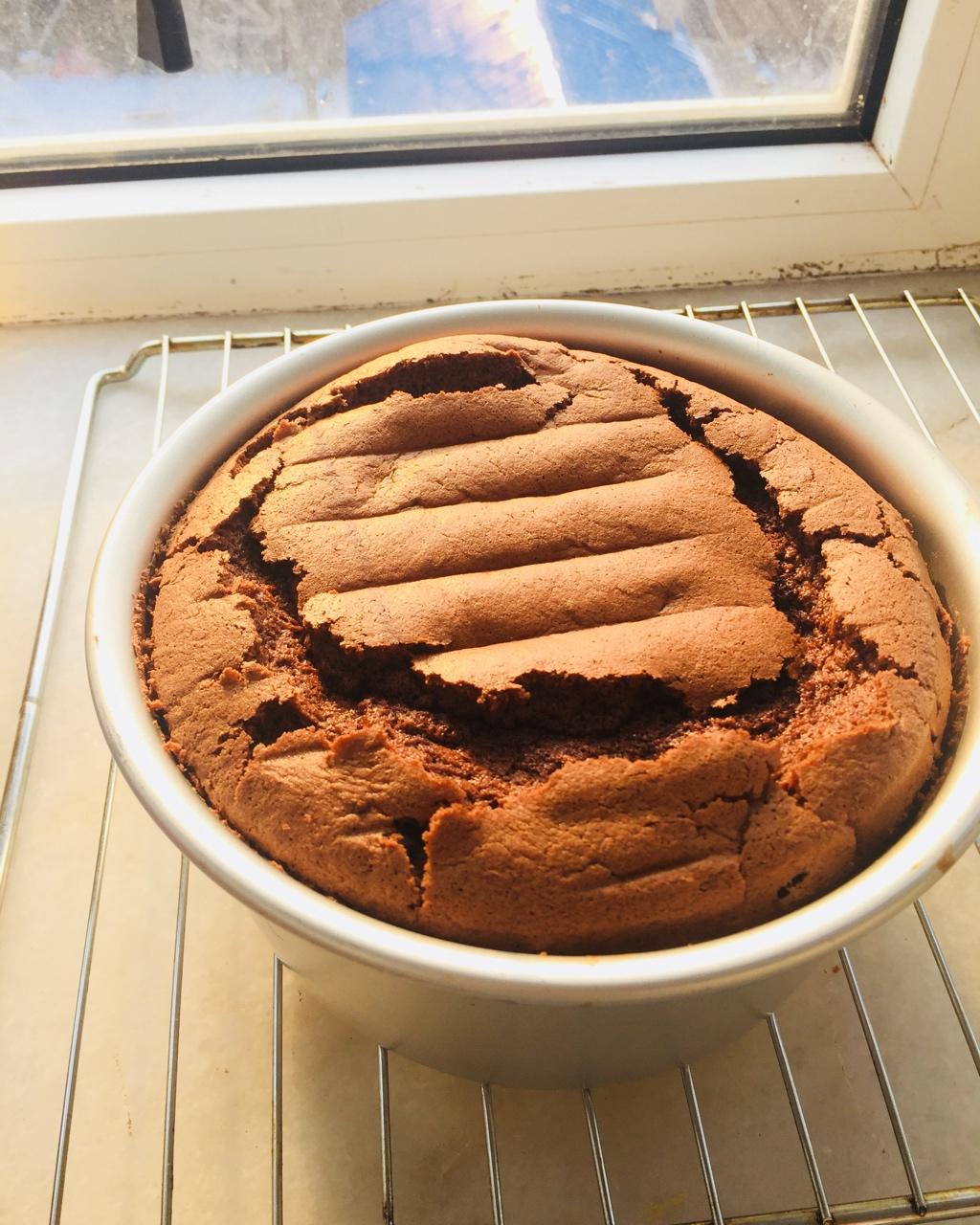 6寸原味戚风蛋糕