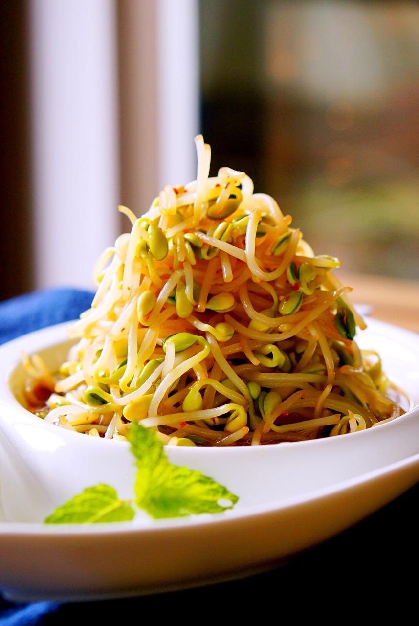 真心riri做的凉拌黄豆芽