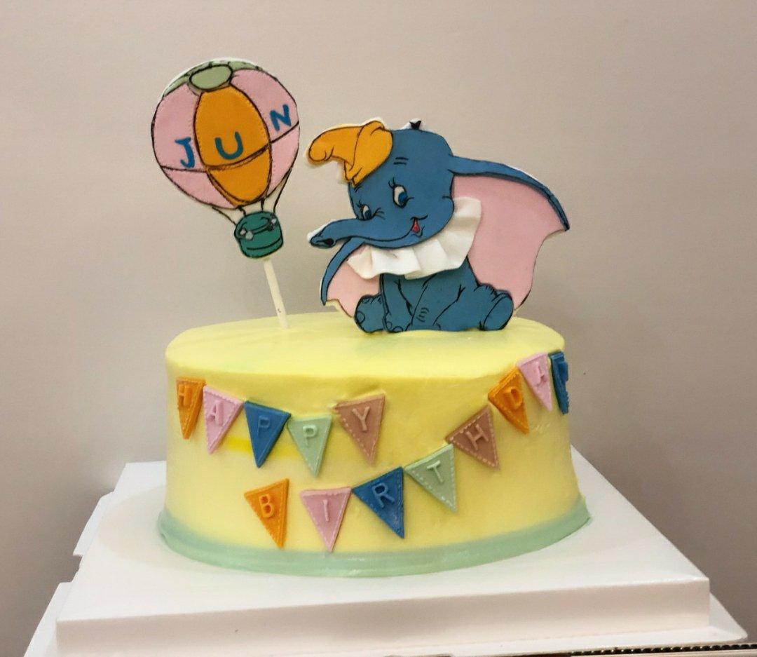 手工创意翻糖插牌摆件蛋糕