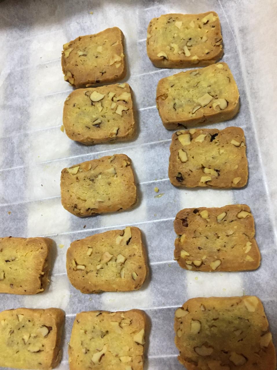 低糖少油版蔓越莓饼干