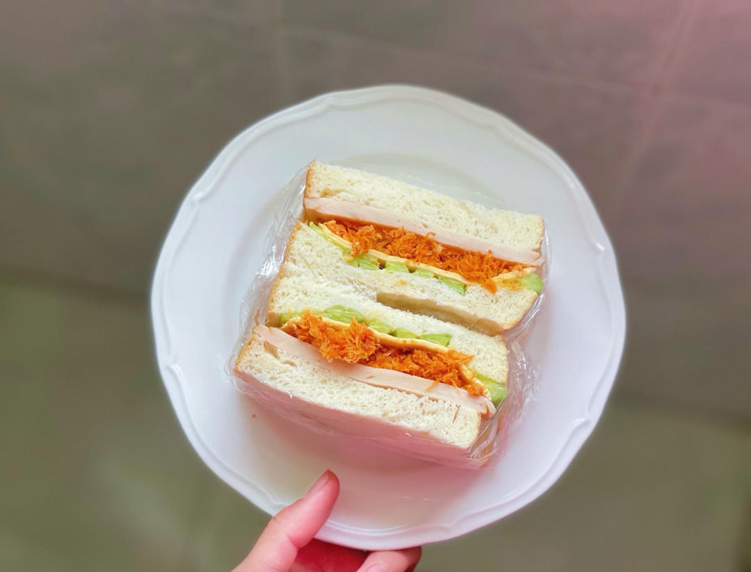 紫薯芋泥/鸡蛋肉松三明治大全🥪