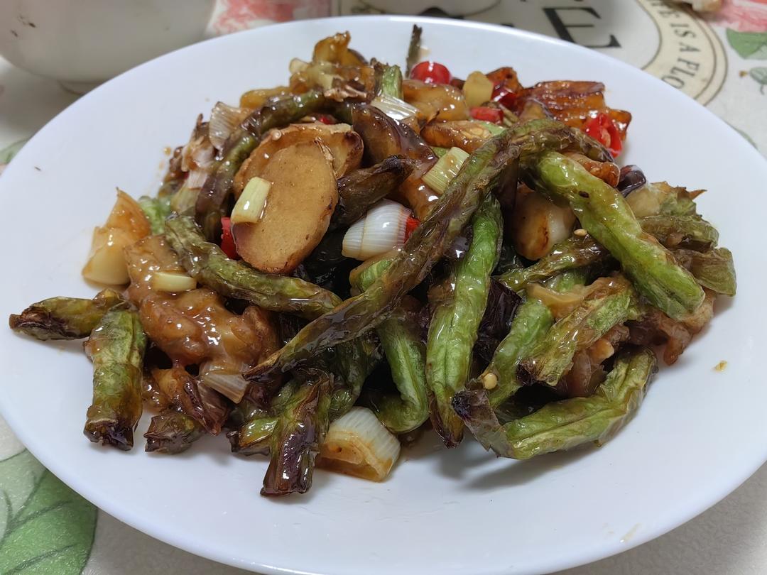 豆角烧茄子