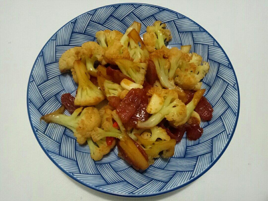 老丁的私房菜-干锅花菜