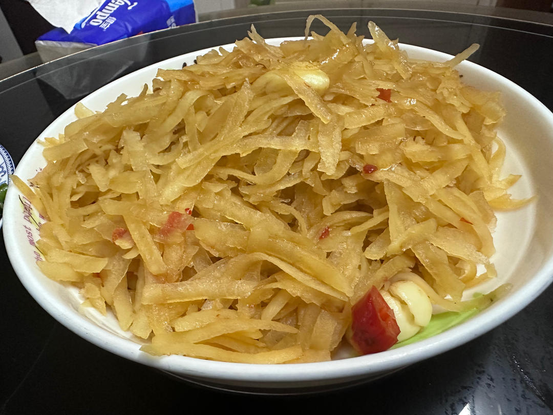 酸辣土豆丝的家常做法 超级下饭