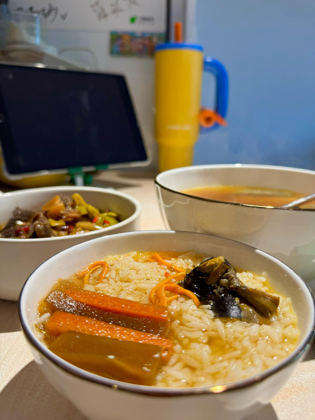 鸡汤泡饭