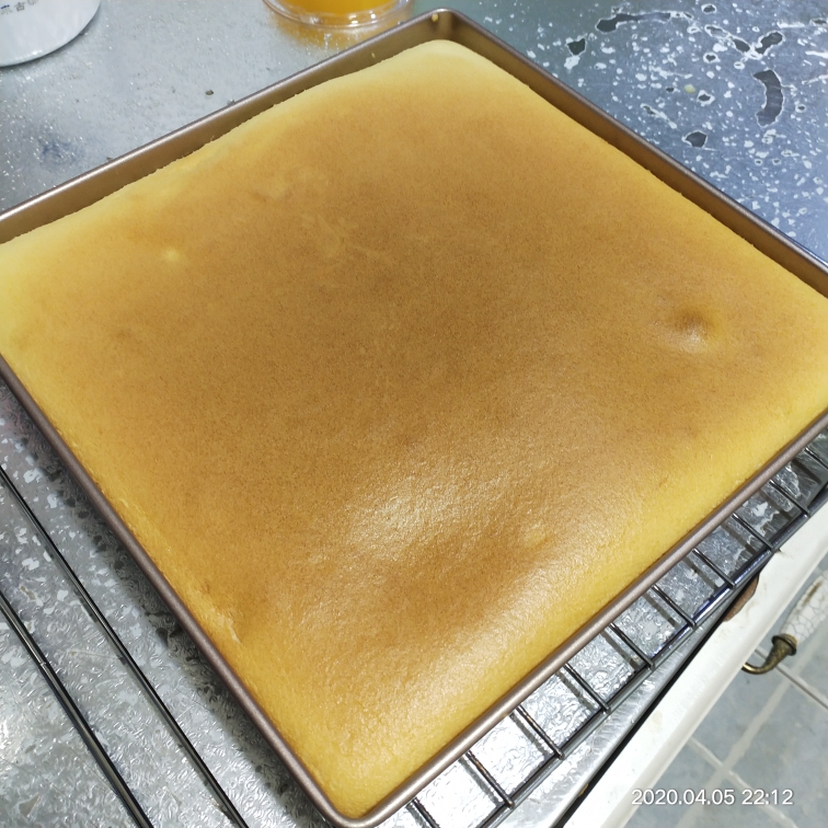 橙香毛巾面奶油卷蛋糕的做法 步骤10