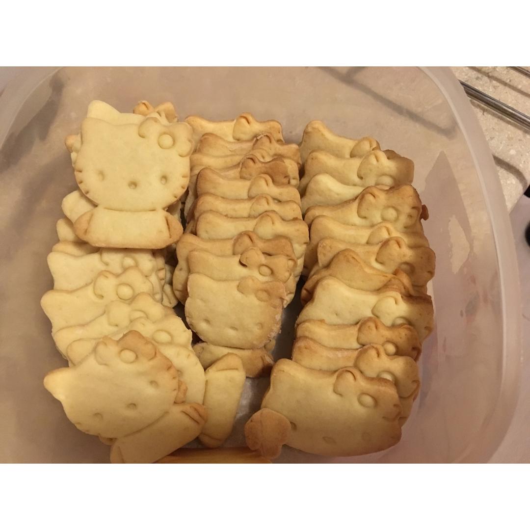 卡通黄油饼干