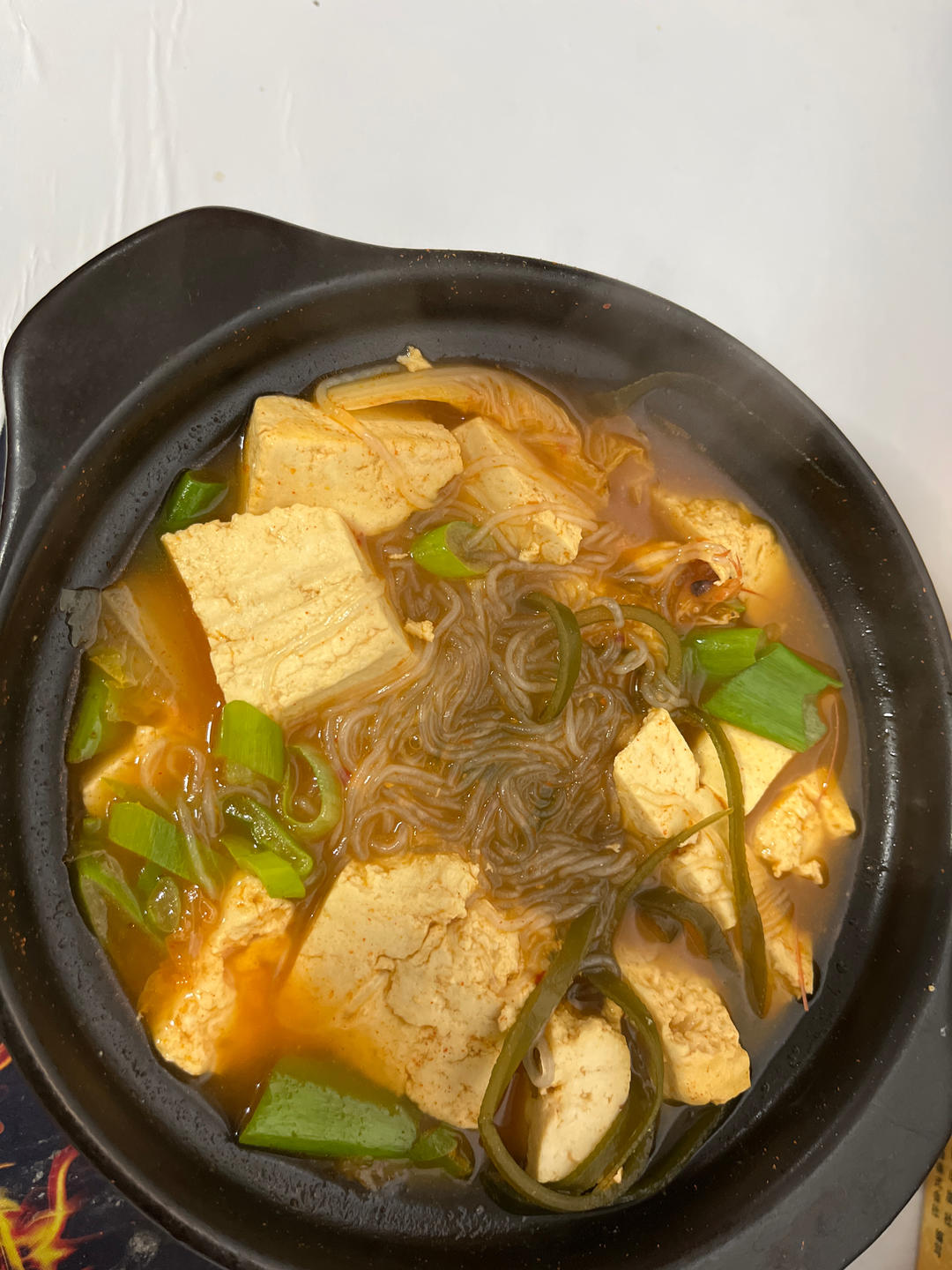 豆腐粉丝辣白菜汤