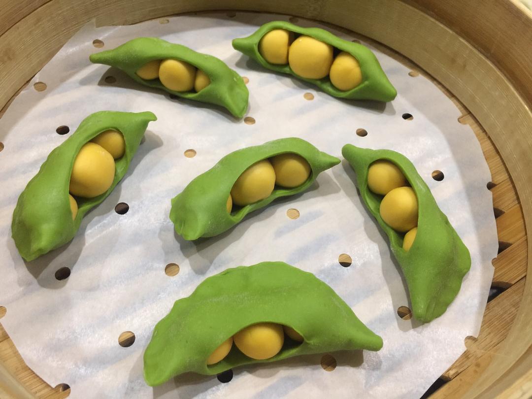 豌豆荚馒头