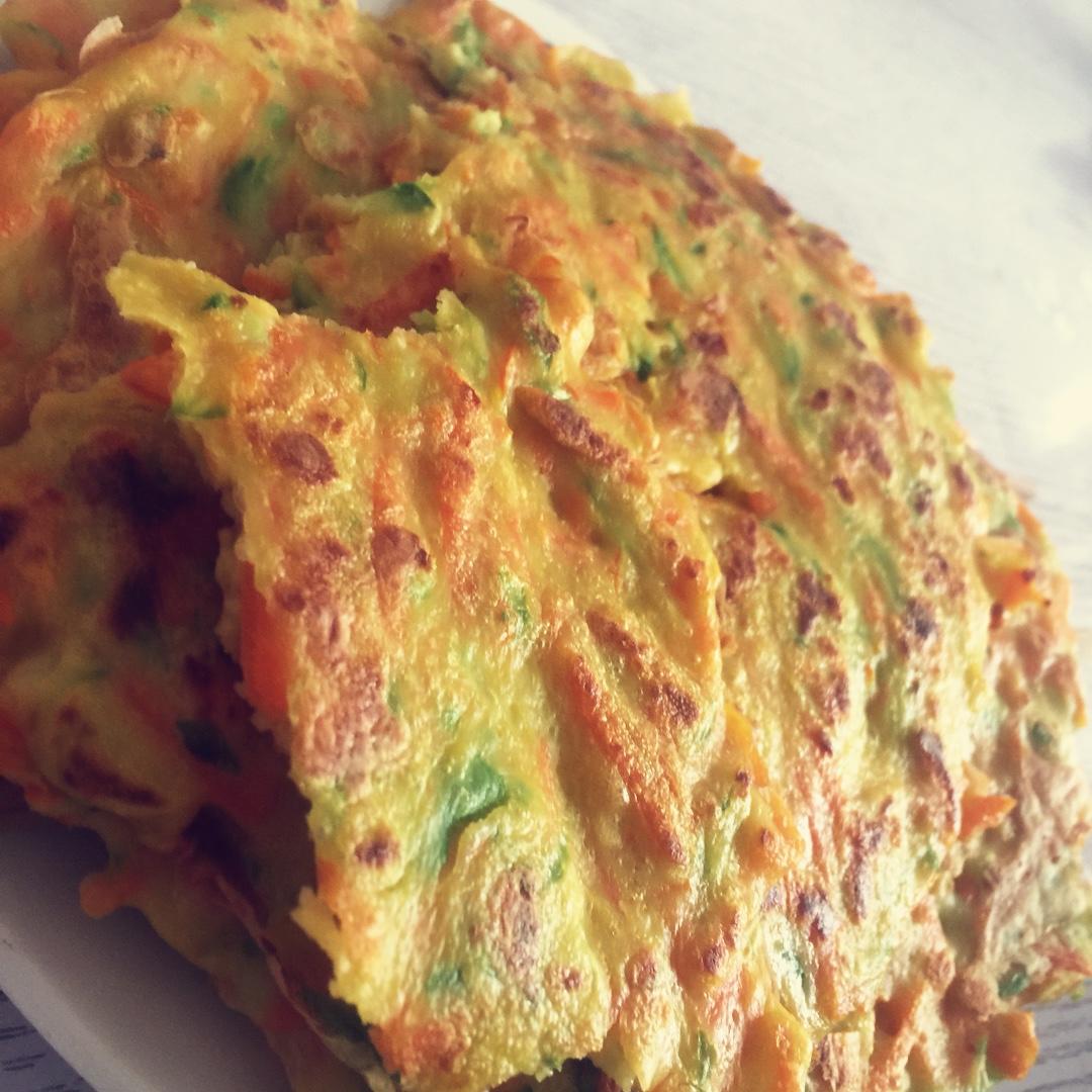 胡萝卜西葫芦鸡蛋饼