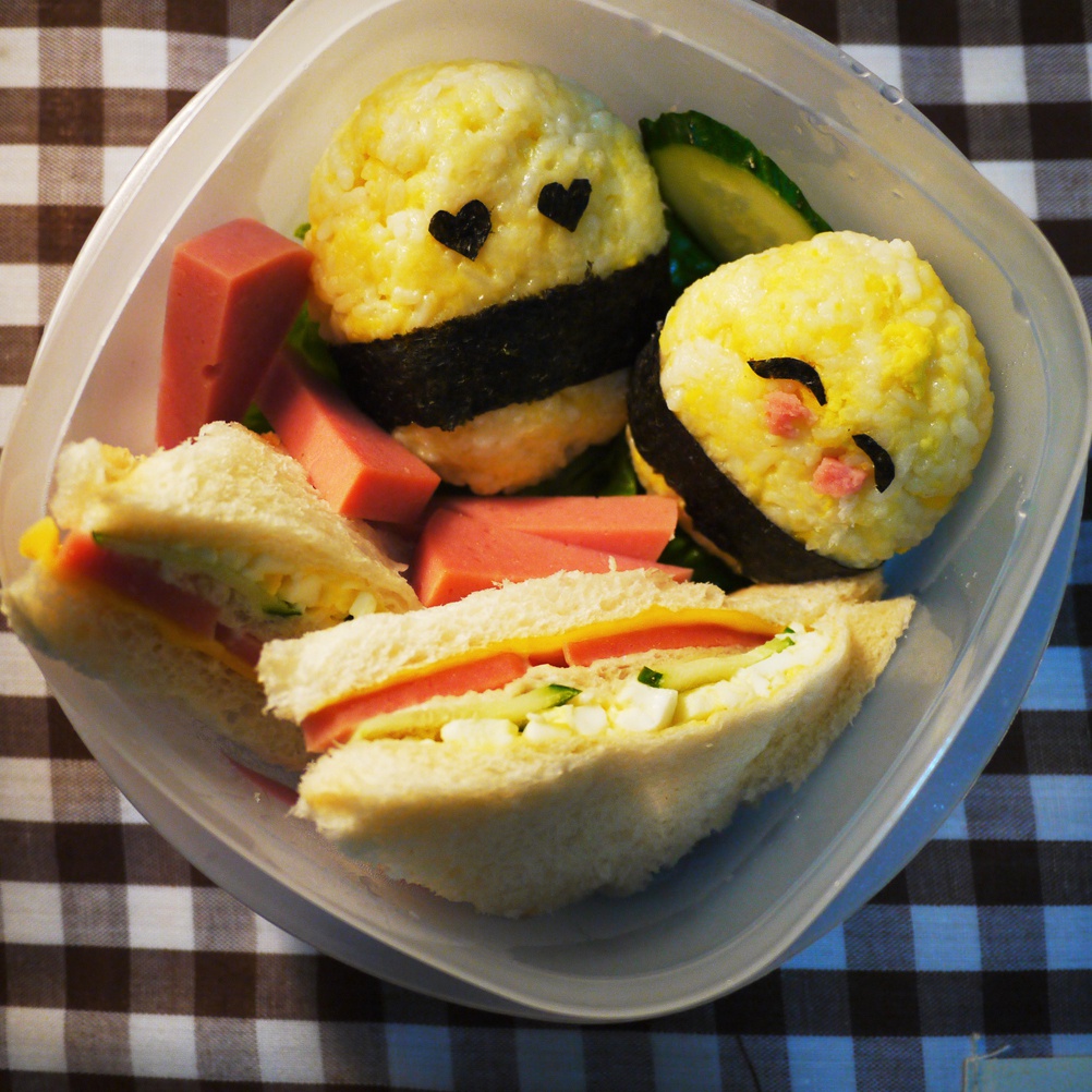 土司sasa酱做的小鸡饭团