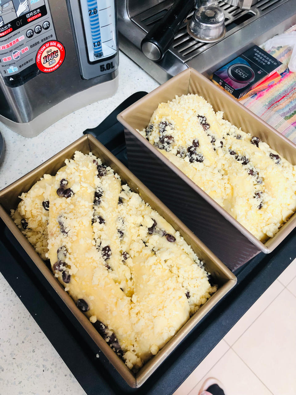 绝配の蜜豆奶酥吐司