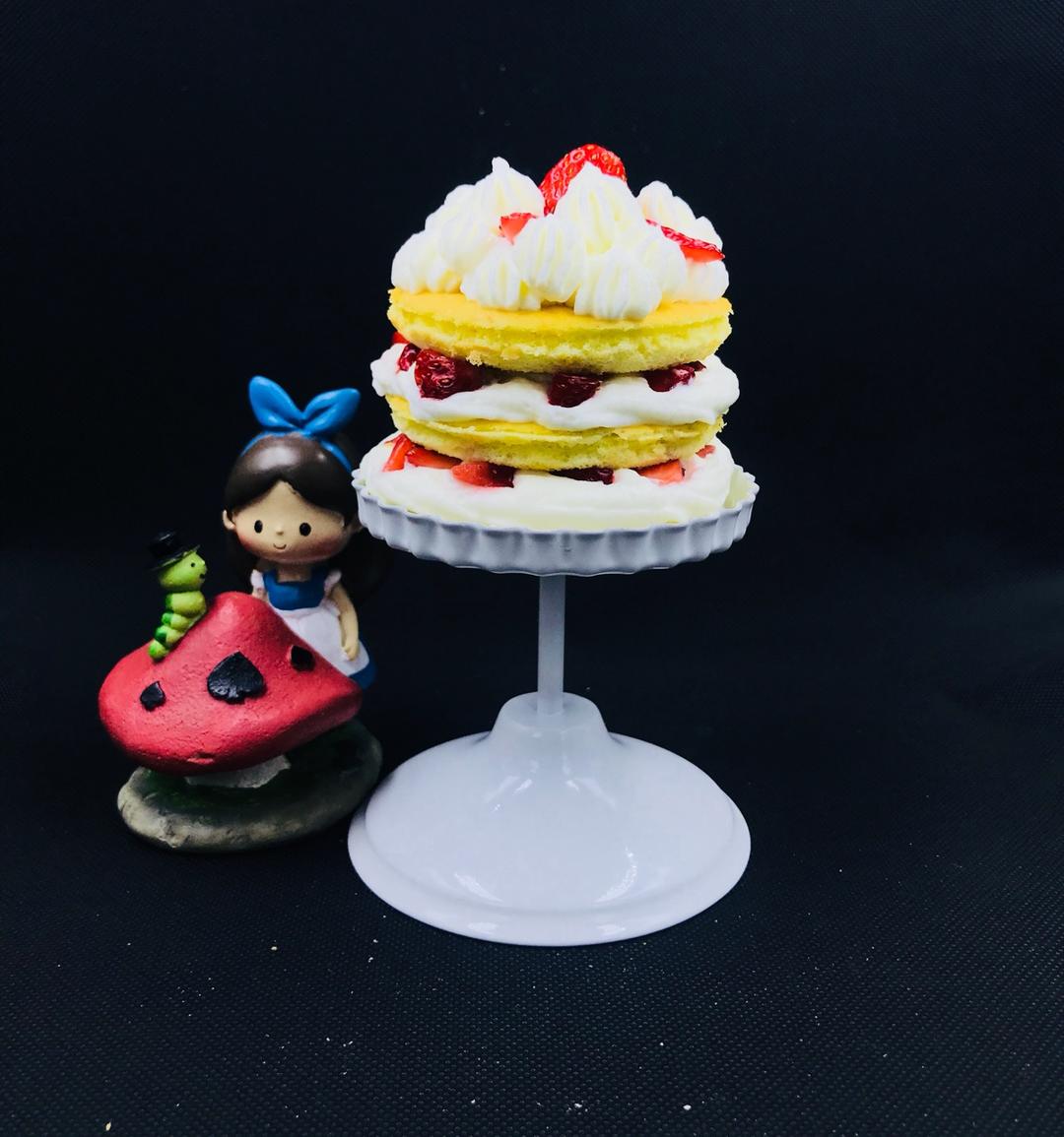 【零失败】不会裱花没关系的水果裸蛋糕 芒果裸蛋糕 完美戚风胚