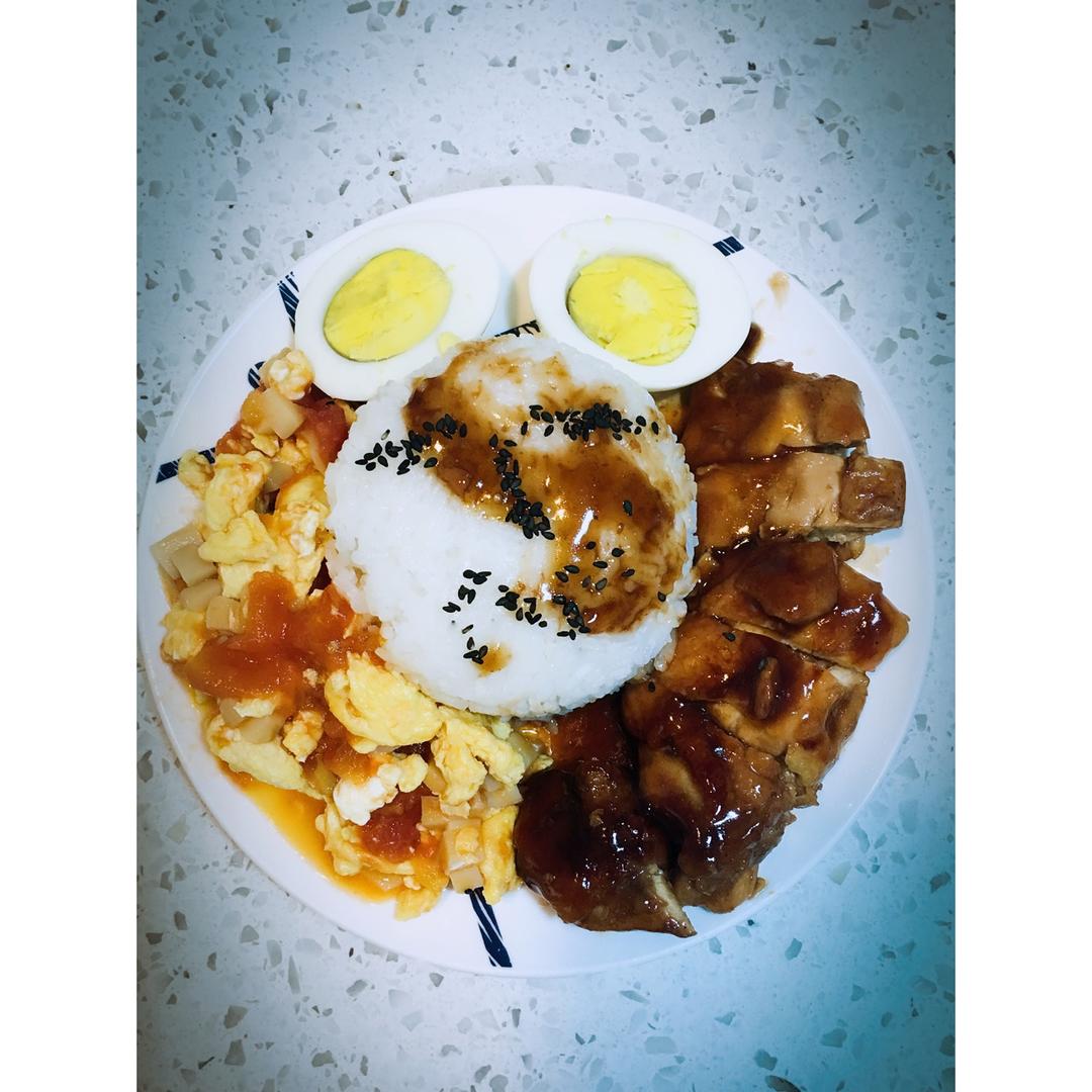 照烧鸡腿饭