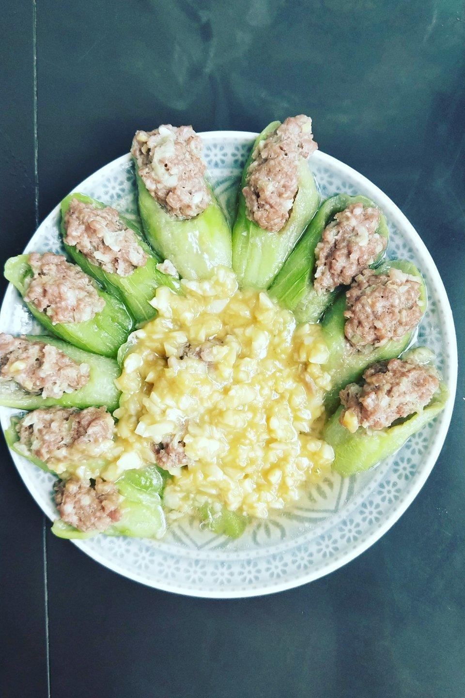 城堡与孤岛做的丝瓜酿肉